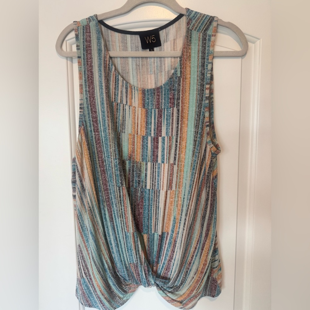 W5 Colorful Striped Tank Top